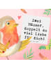 Mr. & Mrs. Panda Deluxe Karte Spruch Trennung von den Eltern mit... in Weiß