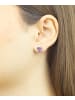 Diamant L'éternel Ohrringe aus 585 Weißgold mit 0.8 Karat Diamant mit Amethyst