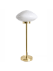 Beliani Tischleuchten SIBUN in Gold/Weiß - (W) 24 x (H) 55 x (L) 24 cm