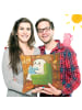 Mr. & Mrs. Panda 40x40 Kissen Gespenst  Buch  Design ohne Spruch in Weiß