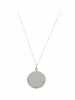 Gemshine Halskette mit Anhänger Spuren im Strand in silver coloured