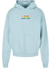 Merchcode Merchcode Love TeddyOversized Hoody in oceanblue