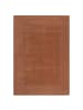 KADIMA DESIGN MOLE Esszimmerteppich Kurzflor Wolle 120x170 Orange Naturfaser in Orange