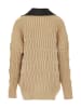 NAEMI Damen Strickjacke in Beige