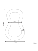Beliani Wandspiegel PLANCHEZ in Rosa - (W) 70 x (H) 112 x (L) 5 cm