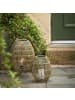 STAR Trading Lampenschirm Rattan für E27 Fassungen outdoor H: 30cm in beige