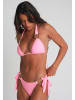 Moda Minx Bikinioberteil Irregular Hoop Triangle Top in pink