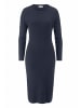 Hessnatur Hessnatur Strick Kleid Regular aus Bio-Baumwolle mit Bio-Merinowolle in marine