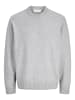 Jack & Jones Strickpullover in Light Grey Melange