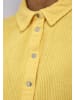 Street One Corduroy Shirtcollar Blouse in Bloom Yellow