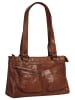 SPIKES & SPARROW Handtasche echt Leder in cognac