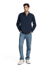 Polo Club Langarmshirt in Navy Blau