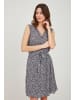 Fransa FRAlcrinkle A-Linie in Navy Blazer with flowers