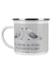 Mr. & Mrs. Panda Pott Verlobungsfeier Abenteuer mit Spruch in Heather Grey