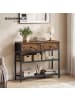 SONGMICS Konsolentisch Bellah in Vintage-Braun - (B)30 x (H)78.7 x (T)76.7 cm
