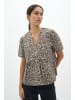 InWear Kurzarm-Bluse DabneyIW Gerade Passform in Classic Leopard