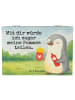 Mr. & Mrs. Panda Box Pinguin Pommes Design mit Spruch in Weiß