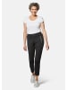 GOLDNER Joggpant 7/8 Jersey-Stretch in schwarz