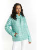 myMo Damen Leicht Wattierte Jacke in Lagune Minze