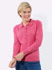 WITT WEIDEN Polopullover in pink-ecru-meliert