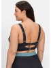 sheego Bikini-Oberteil in marine-gestreift