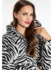 faina Steppjacke Mit Zebra-Print in Weiss Zebra