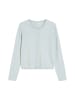 Marc O'Polo Cardigan slim in silvery blue