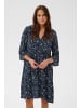 Kaffe Kleid KAellen A-shape in Midnight Marine Chalk Flower