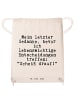 Mr. & Mrs. Panda Sportrucksack Mein letzter Gedanke, bevor... mi... in Creme