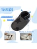 Yihakids Baby Krabbelschuhe aus Leder, weiche Lauflernschuhe mit rutschfester Sohle 