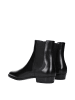 Celine Schwarz Leder Knöchel Stiefel