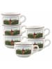 Villeroy & Boch 6er Set Teetassen Design Naif in 250 ml in bunt