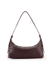 Les Visionnaires Marie Schultertasche 33 cm in aubergine