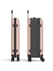 rollink Vega 360 faltbarer 4-Rollen Trolley L 76 cm in rose smoke