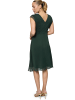 Zero  Chiffonkleid mit Plissee in Green Forest