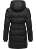 ragwear Steppmantel Niara in Black