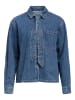 Object Bluse in Medium Blue Denim