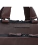 Piquadro Harper Aktentasche RFID Schutz Leder 38 cm Laptopfach in dark brown