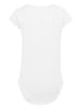 F4NT4STIC Long Cut T-Shirt The Rolling Stones Zunge in weiß