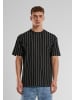 Urban Classics Urban Classics T-Shirts in black/white/paleyellow