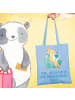 Mr. & Mrs. Panda Shopping Bag Herztherapeut Licht mit Spruch in Sky Blue