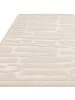 KADIMA DESIGN Teppich Strukturgewebe, 3D-Effekt, Abstrakt, Elfenbein, weich
