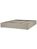 Beliani Doppelbett DINAN in Braun - (W) 189 x (H) 31 x (L) 214 cm