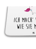 Mr. & Mrs. Panda Tassenuntersetzer Einhorn Künstler mit Spruch in Weiß