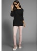 Laura Scott Rundhalspullover in schwarz