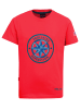 Trollkids T-Shirt "Windrose T" in Rot/Delphinblau