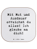 Mr. & Mrs. Panda Untersetzer Glas Spruch Sportliche Wettkämpfe M... in Weiß