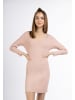 myMo ROCKS Kleid Aus Rippstrick in Pink