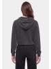 myMo ROCKS Women Hoodie in Grey Stone Wash