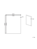Beliani Canvas JESI in Grau/Gold/Weiß - (W) 83 x (H) 103 x (L) 5 cm Vertikal
